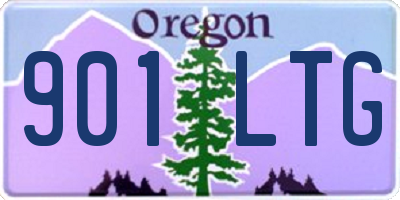 OR license plate 901LTG