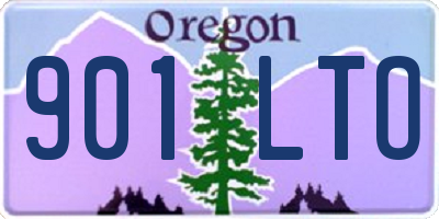 OR license plate 901LTO