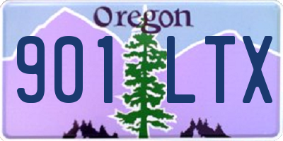 OR license plate 901LTX