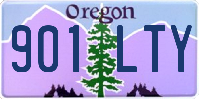 OR license plate 901LTY