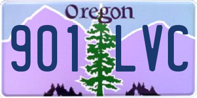 OR license plate 901LVC