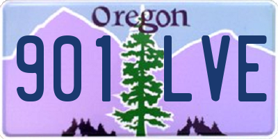 OR license plate 901LVE