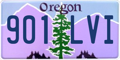 OR license plate 901LVI