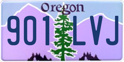 OR license plate 901LVJ