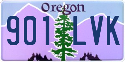 OR license plate 901LVK