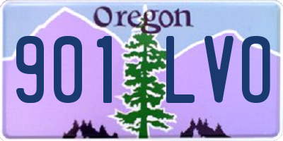 OR license plate 901LVO