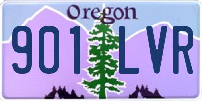 OR license plate 901LVR