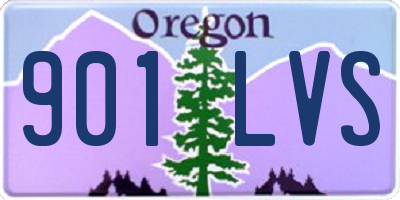 OR license plate 901LVS