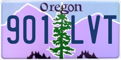 OR license plate 901LVT