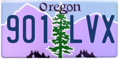 OR license plate 901LVX