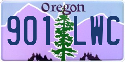 OR license plate 901LWC