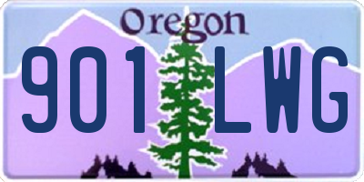 OR license plate 901LWG
