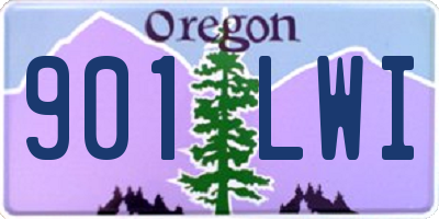 OR license plate 901LWI