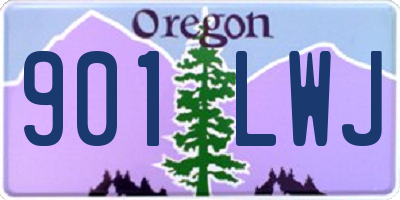 OR license plate 901LWJ