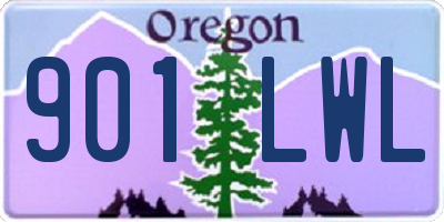 OR license plate 901LWL