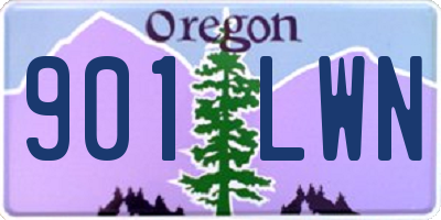 OR license plate 901LWN