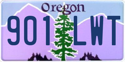 OR license plate 901LWT