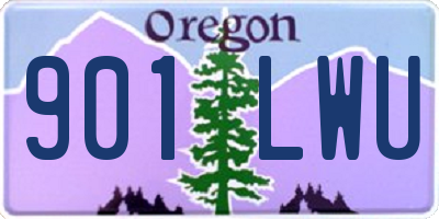 OR license plate 901LWU
