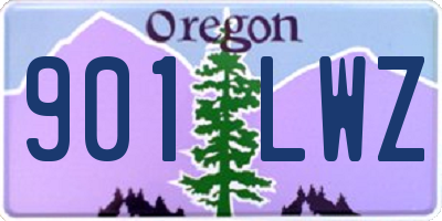 OR license plate 901LWZ
