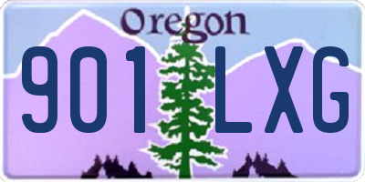 OR license plate 901LXG