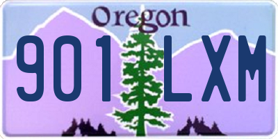 OR license plate 901LXM