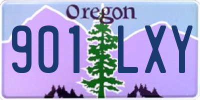 OR license plate 901LXY