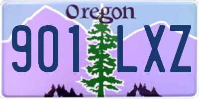 OR license plate 901LXZ