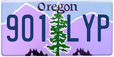 OR license plate 901LYP