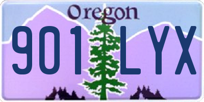 OR license plate 901LYX