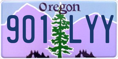 OR license plate 901LYY
