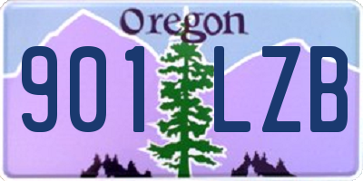 OR license plate 901LZB