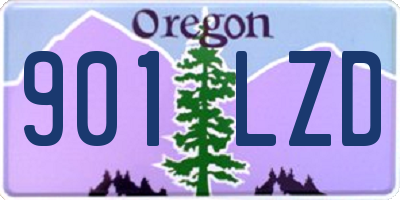 OR license plate 901LZD