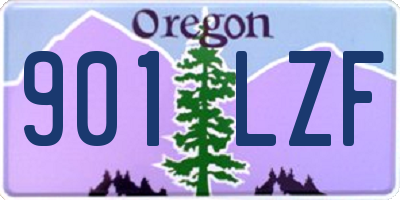 OR license plate 901LZF