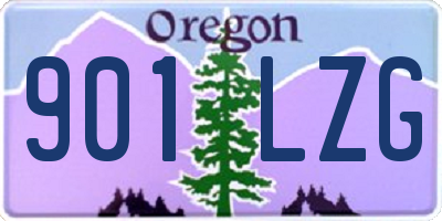 OR license plate 901LZG