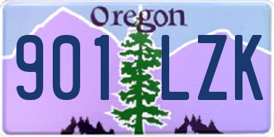 OR license plate 901LZK