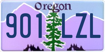 OR license plate 901LZL