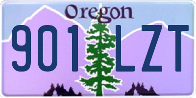 OR license plate 901LZT