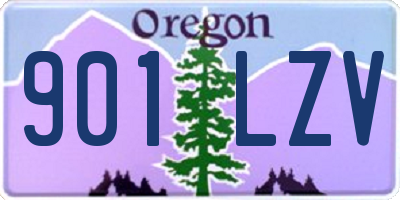 OR license plate 901LZV