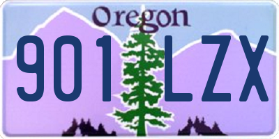 OR license plate 901LZX