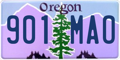 OR license plate 901MAO