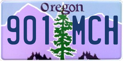 OR license plate 901MCH