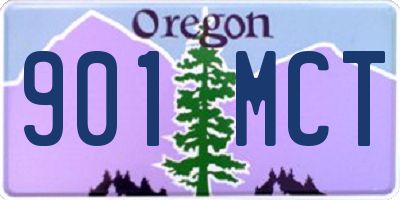 OR license plate 901MCT