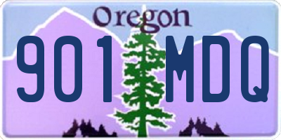 OR license plate 901MDQ