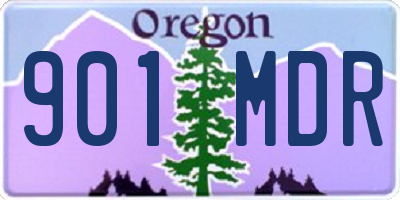 OR license plate 901MDR