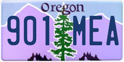 OR license plate 901MEA