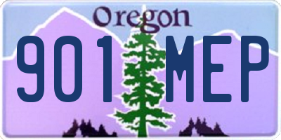 OR license plate 901MEP