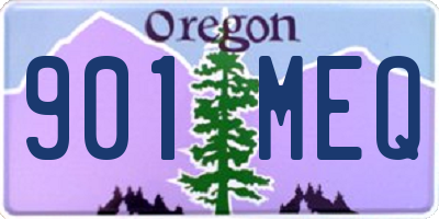 OR license plate 901MEQ