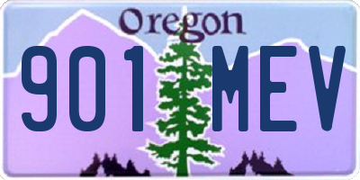 OR license plate 901MEV