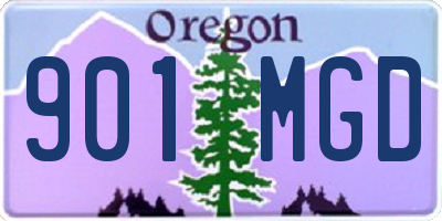 OR license plate 901MGD