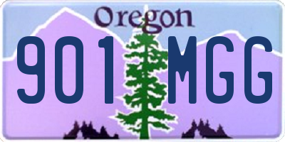 OR license plate 901MGG